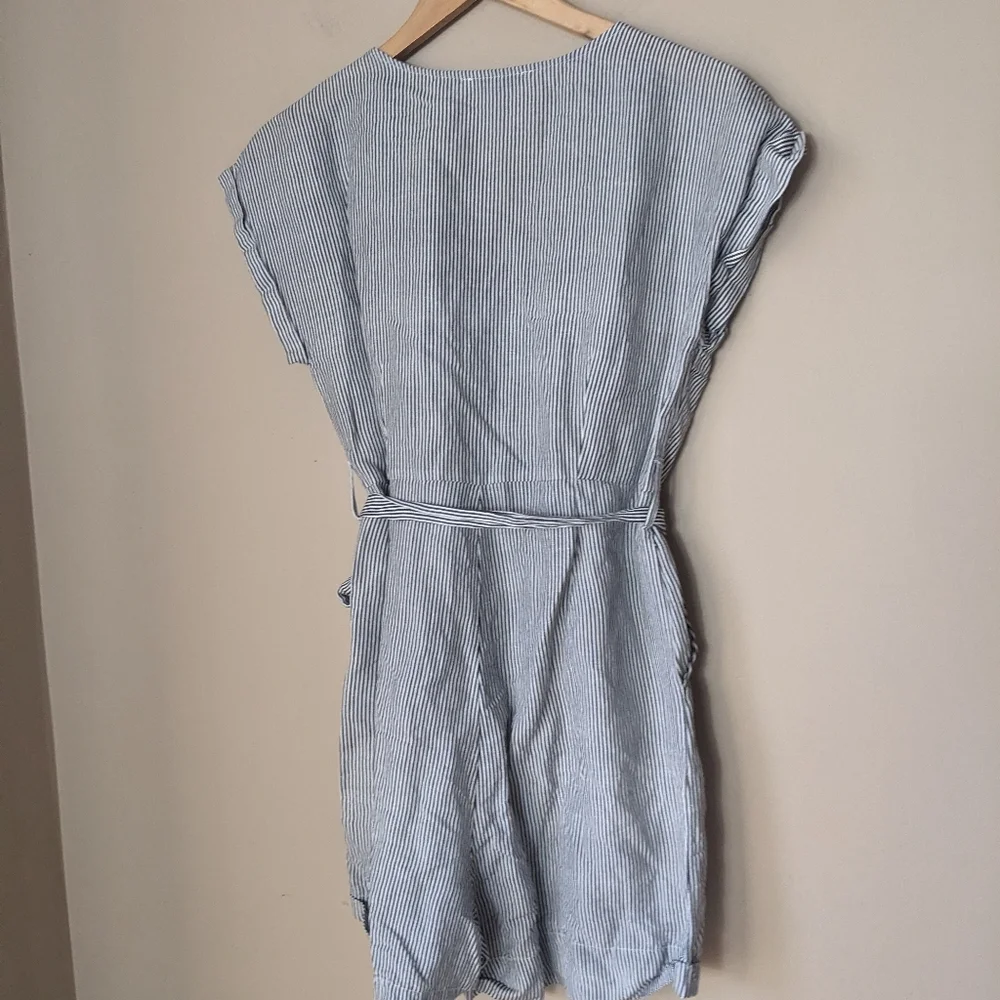 MANGO Linen/viscose blend jumpsuit size 6